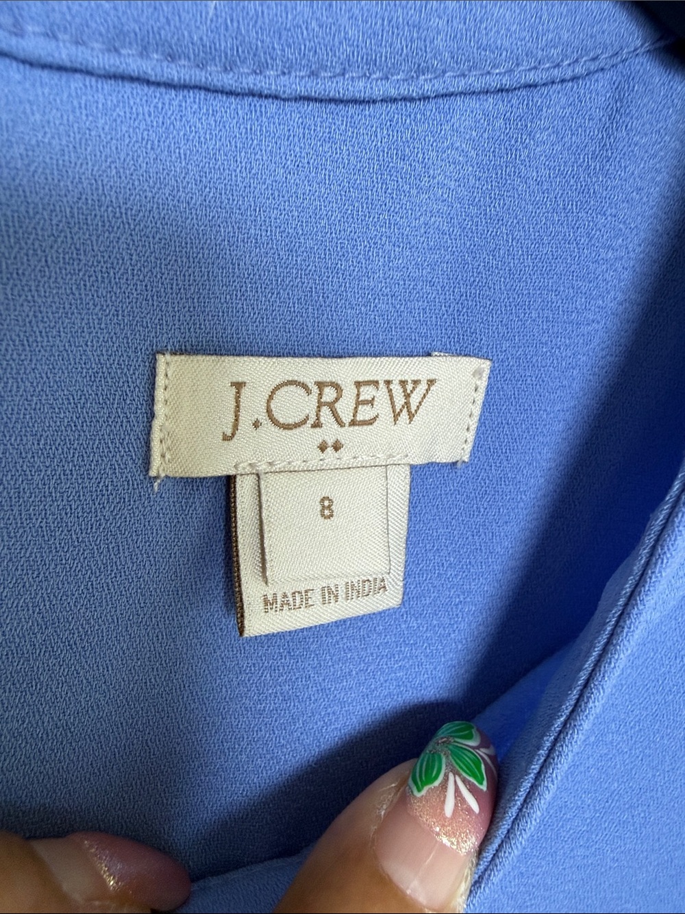 J. Crew Periwinkle Ruffle Sleeve Camisole - Picture 3 of 7